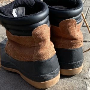 Gently worn snow boots